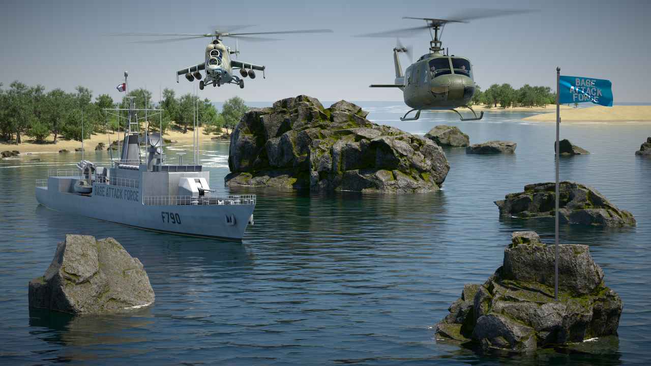 Strategic base world for Base Attack Force